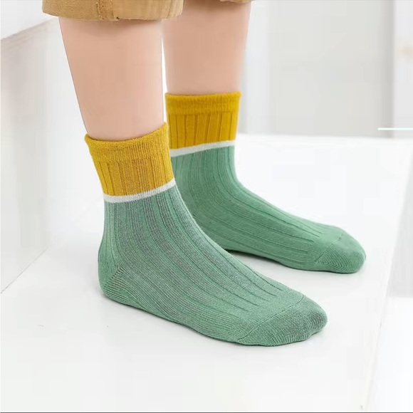 Socks Kid’s European Mid-Calf Cotton 5 Pairs, size 4 -7 years - Picture 4 of 4